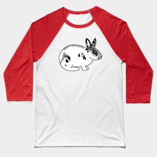 Tricolor Rabbit Baseball T-Shirt